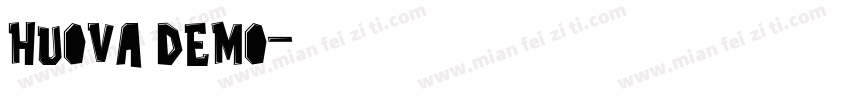 Huova Demo字体转换